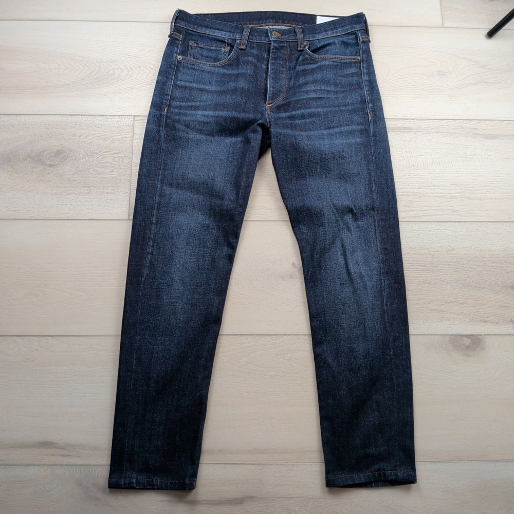 Rag & Bone Fit 2 Slim Renegade Dark Wash Indigo Jeans Mens 31x28 Made in USA